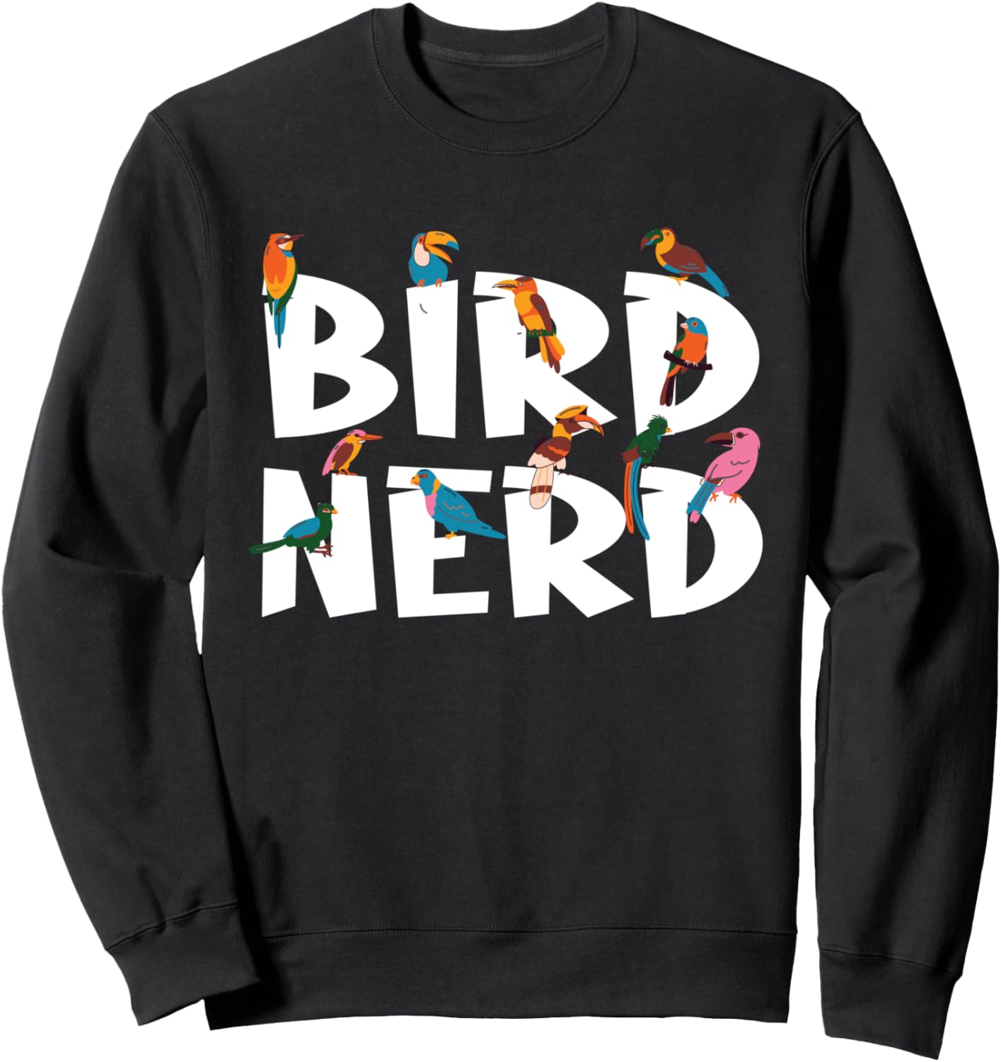 

Толстовка для любителей наблюдения за птицами, забавный и милый подарок Birds Hobby Gifts, черный