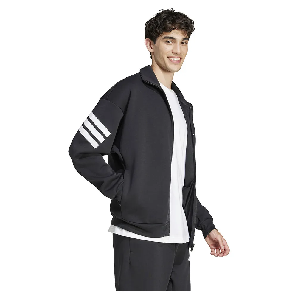 Спортивная куртка adidas Future Icons 3 Stripes Woven, черный — фото 4
