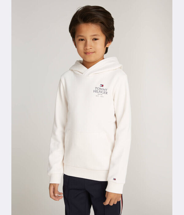 

Толстовка детская Tommy Hilfiger с капюшоном, белый
