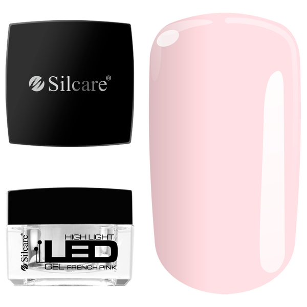 

Гель для ногтей французский розовый, 30 г Silcare High light led, цвет french pink