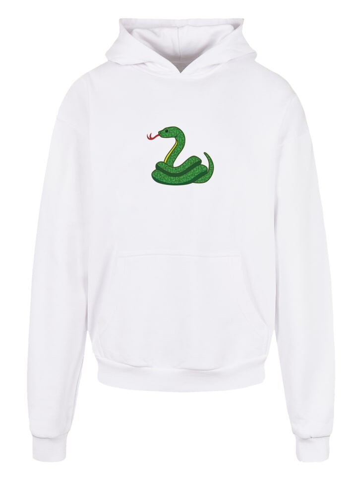 

Пуловер emoji couture Ultra Heavy Hoodie Snake sequins, белый