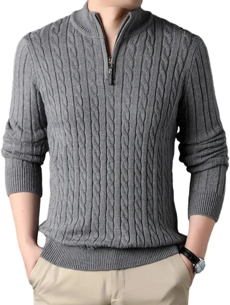 

SWEPER мужской пуловер — мягкий и теплый свитер для осени и зимы