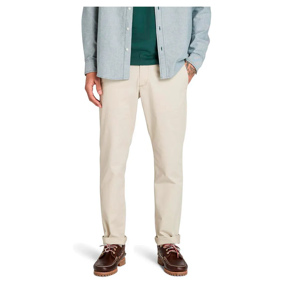 

Брюки чинос Timberland Claremont Twill Slim, белый