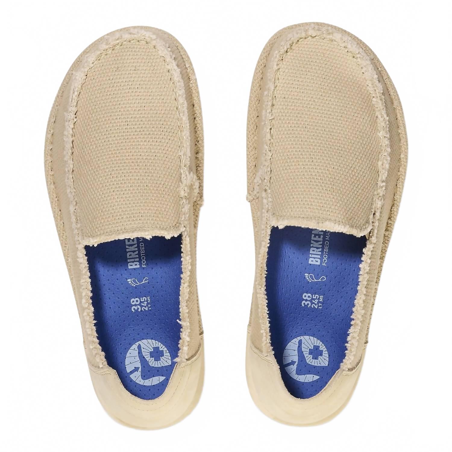 Женские слипоны Utti из холста в цвете песчаный замок Birkenstock, Sandcastle — фото 3