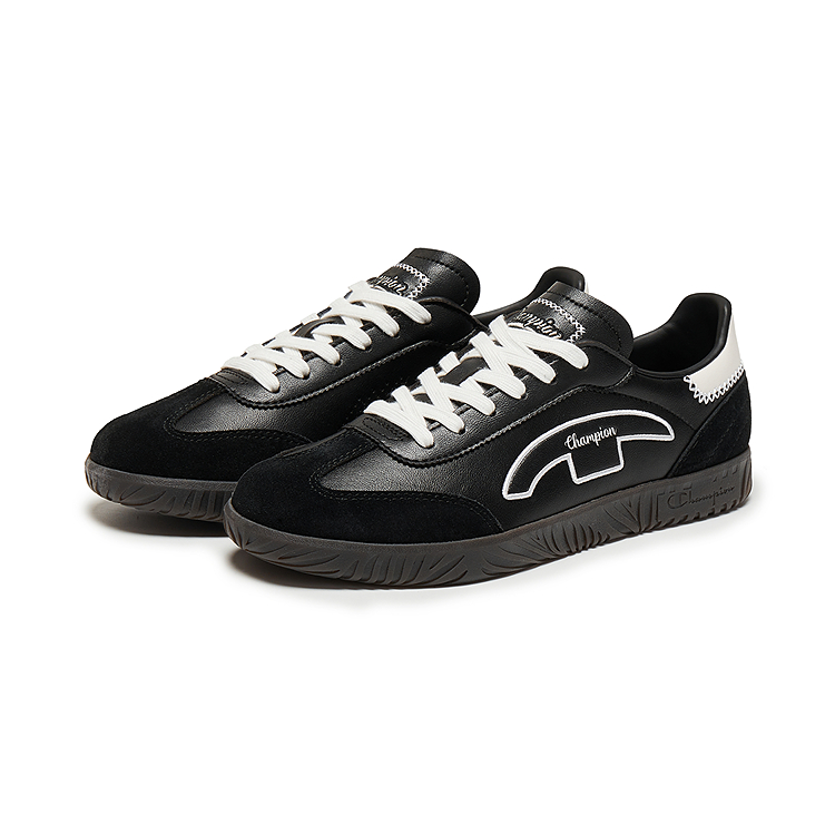Champion Немецкие армейские кеды T Trainers 2.0 Champ T Trainer V2 Balance Лоу-топ скейтборд обувь мужские черный/молочный белый, цвет Black/Milk White — фото 4