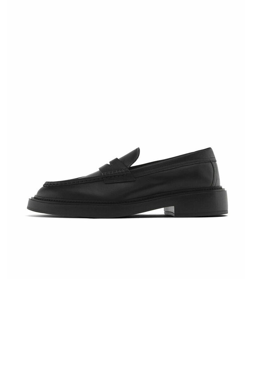 

Слипоны PENNY LOAFERS Massimo Dutti, черный