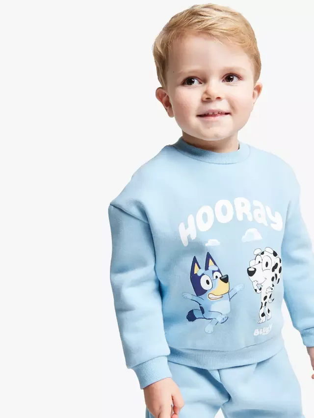 Детский комплект Brand Thread: толстовка и спортивные штаны Bluey, синий Brand Threads — фото 3