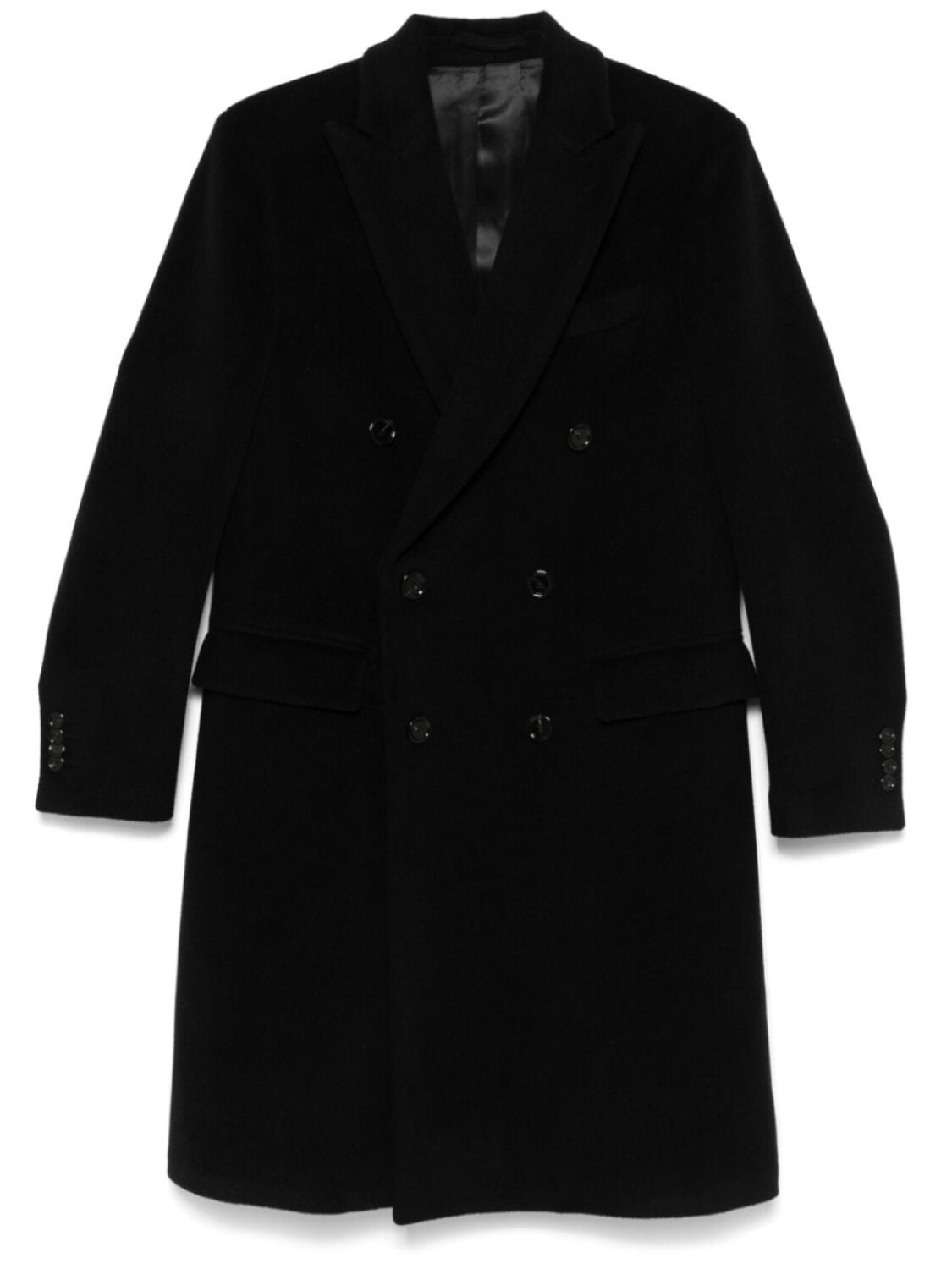 

Lardini пальто из вирджинской шерсти, черный
