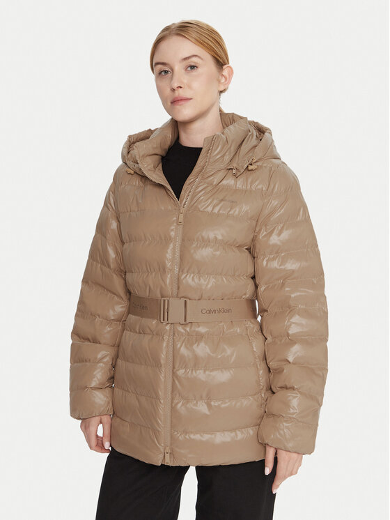 

Зимняя куртка regular fit LV044D542G Calvin Klein, бежевый