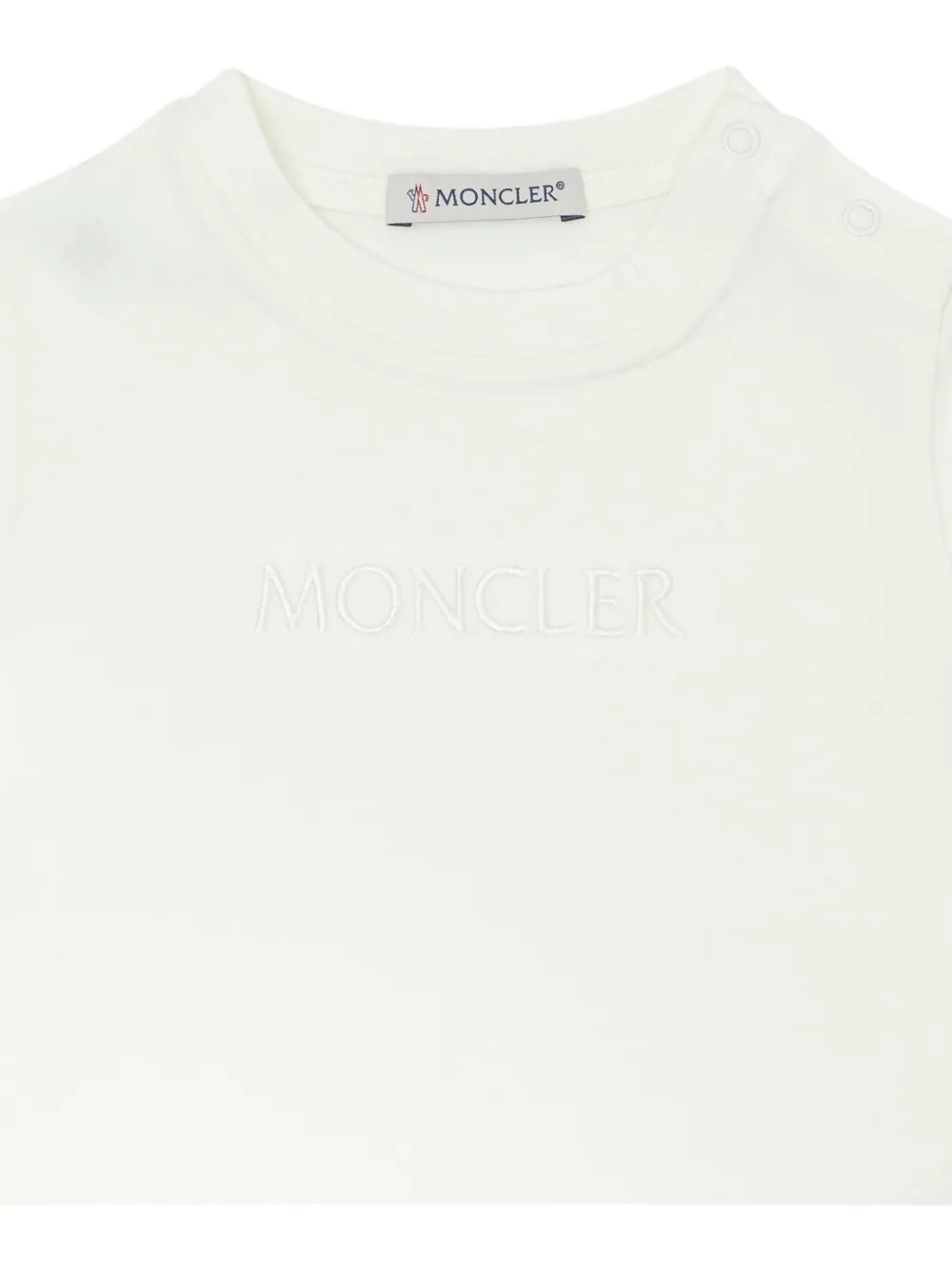 Футболка Moncler Enfant, бежевый — фото 3