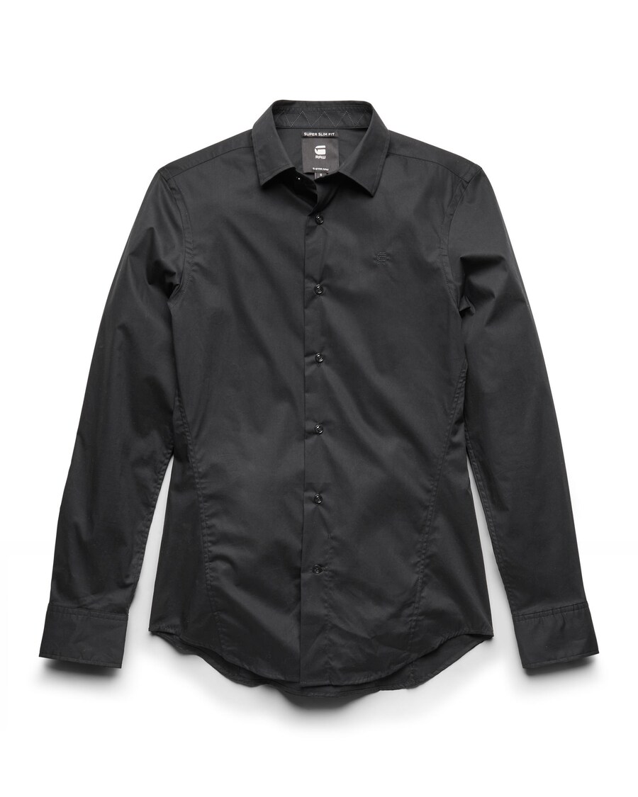 

Рубашка Super Slim Fit на пуговицах G-STAR Dressed Super Slim, черный
