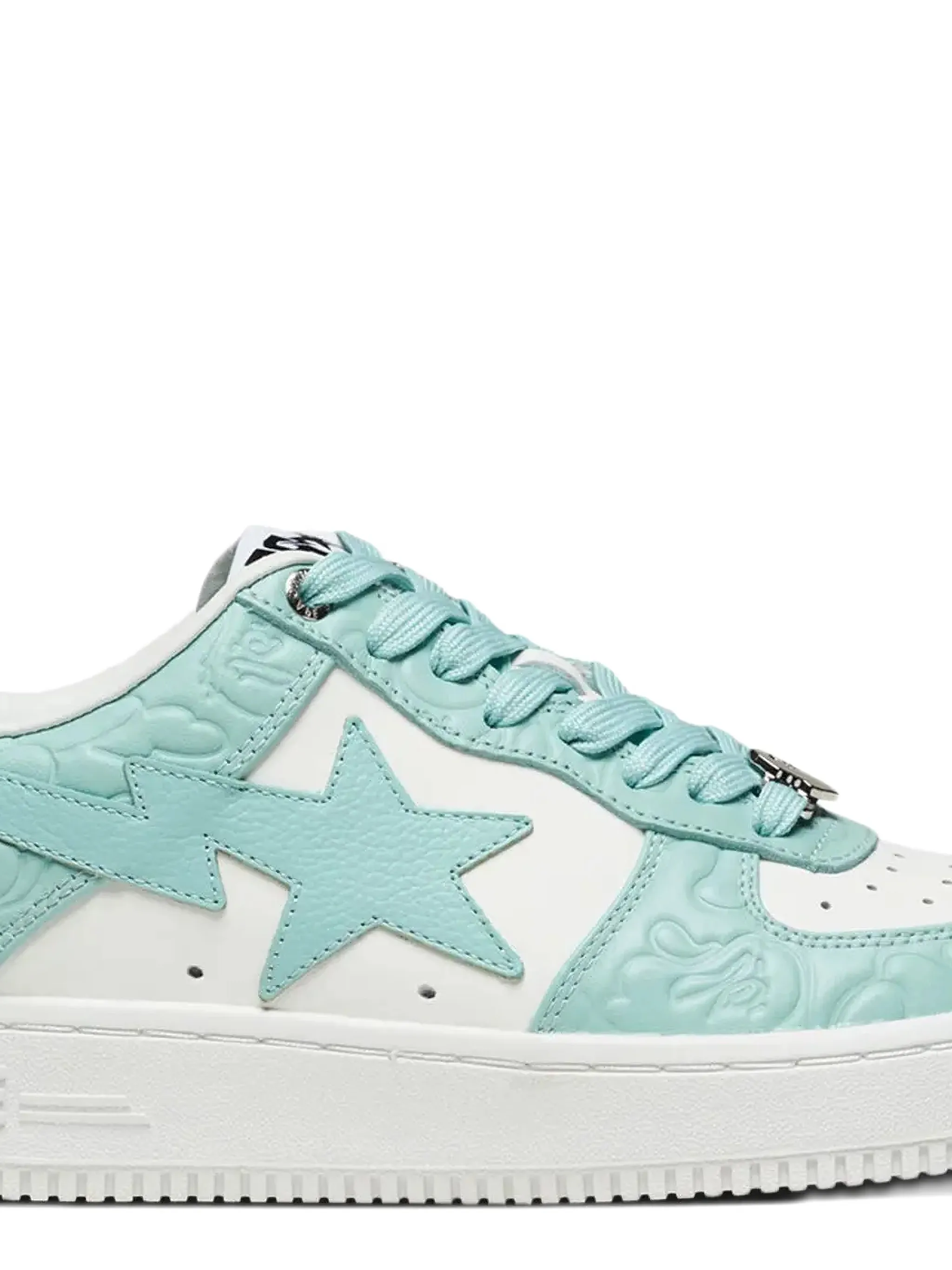 Низкие кроссовки Bape Sta 4 M1 star A Bathing Ape, белый — фото 2