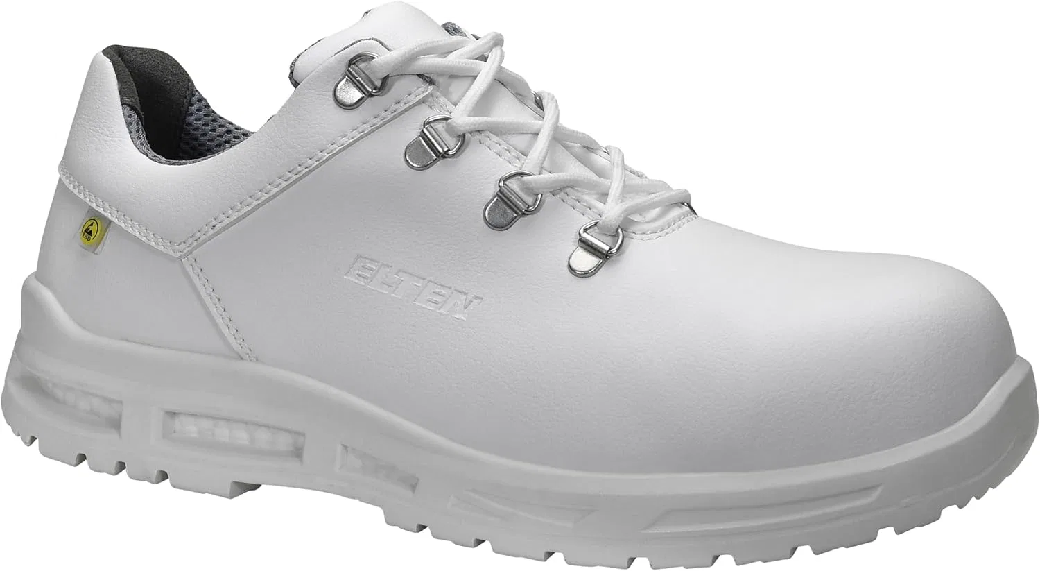 Защитная обувь ELTEN Brandon XXTM White Low ESD S3S, женская и мужская, текстильная, с композитным защитным носком (легче стального), легкая, классическая