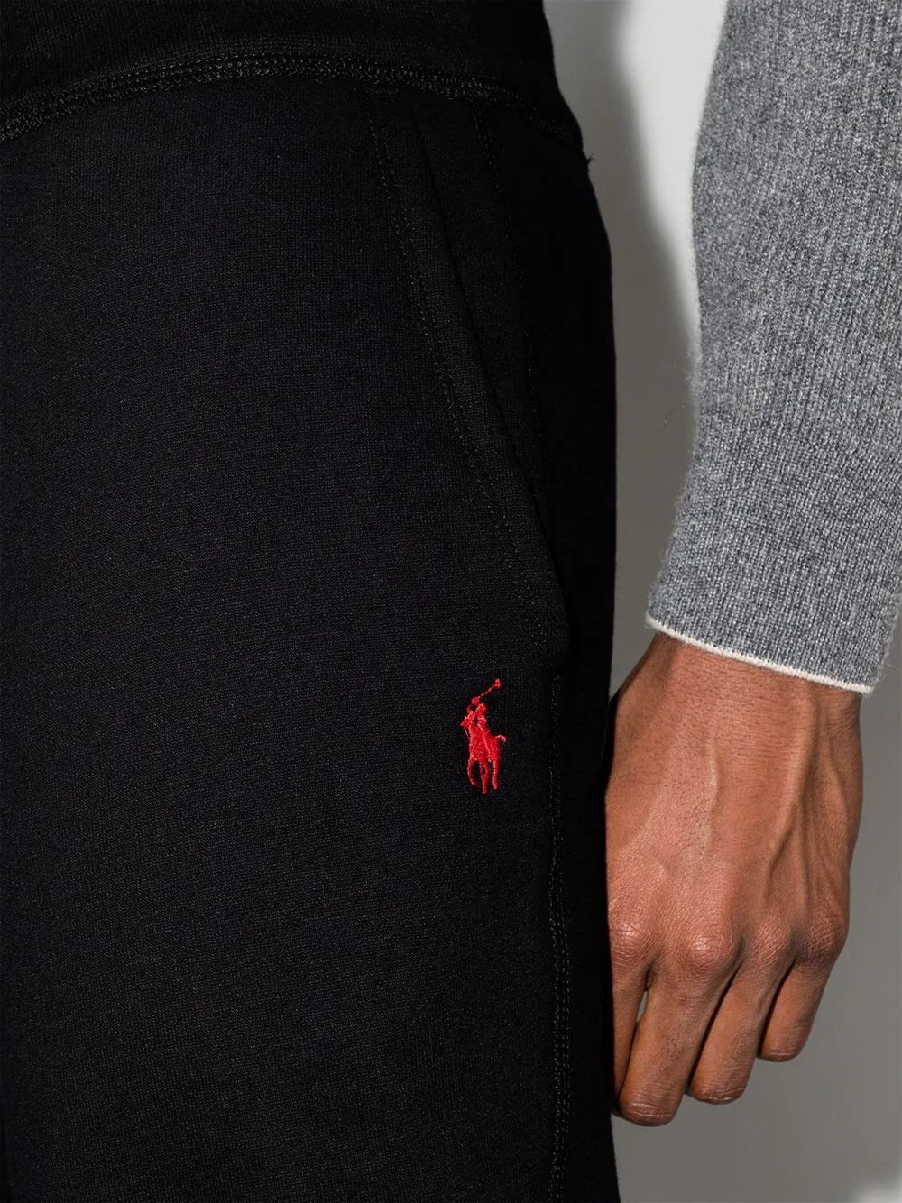 Зауженные спортивные брюки Polo Pony POLO RALPH LAUREN, черный — фото 4