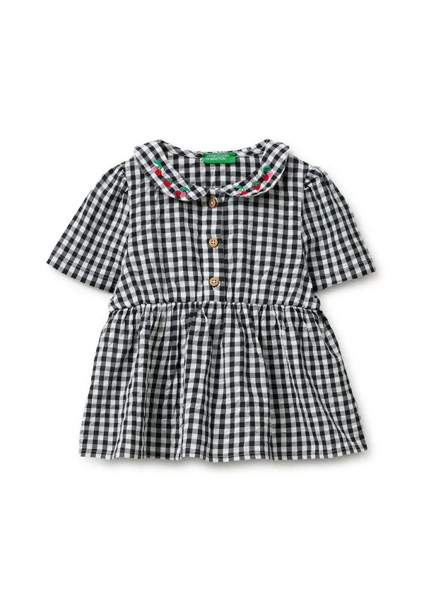 Рубашка в клетку. блузка United Colors Of Benetton, Multicolor