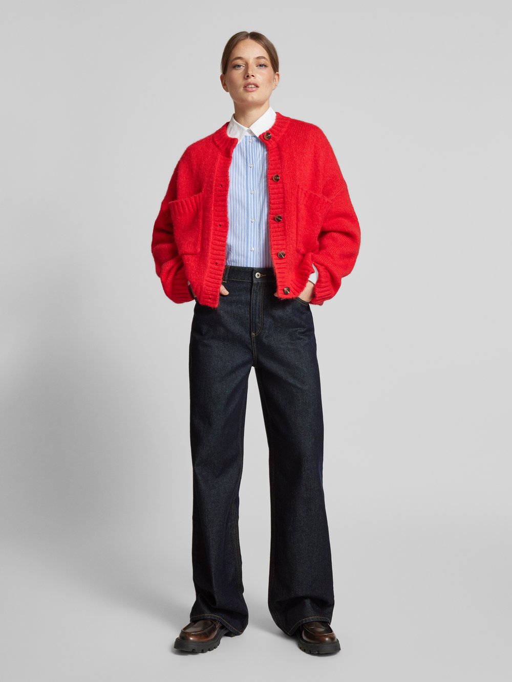 

Широкие джинсы из чистого хлопка Jake*s Casual