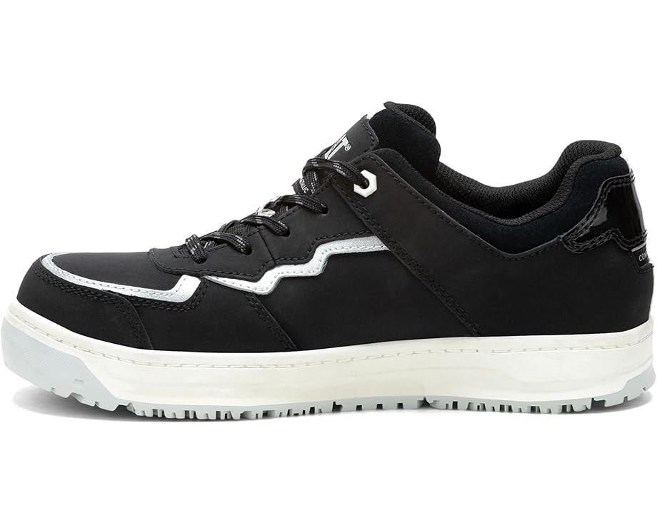 Кроссовки Caterpillar Streamline Court CT, цвет Black Nubuck/Silver — фото 4