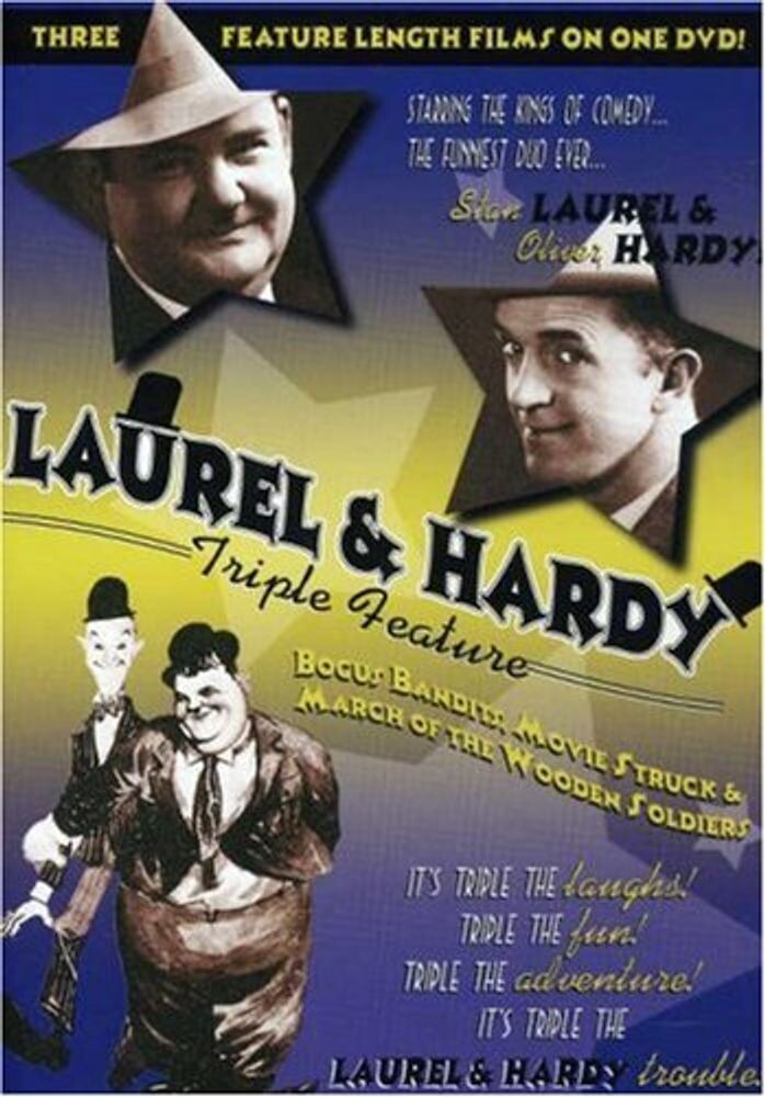 

Диск DVD Laurel & Hardy Triple Feature