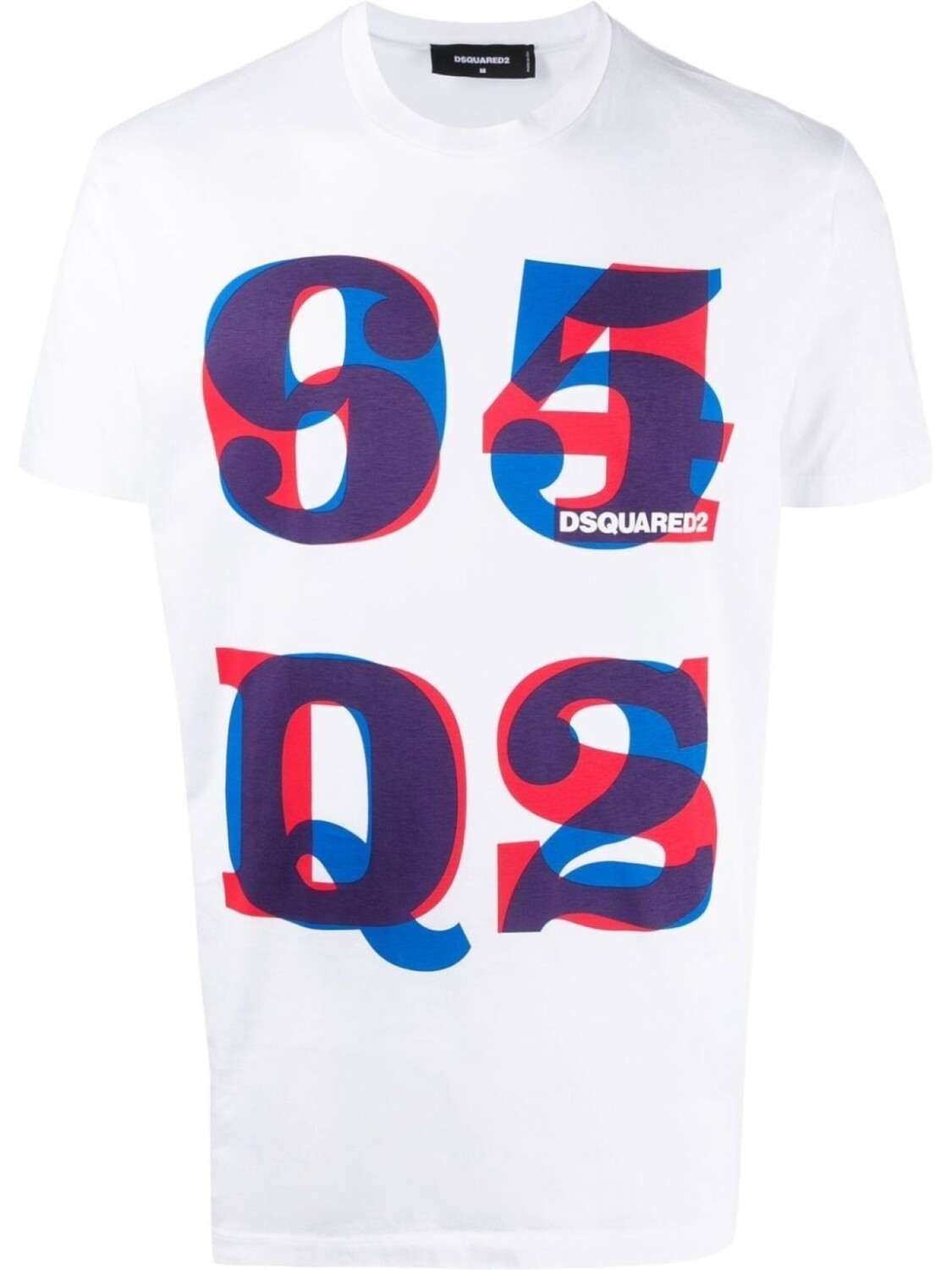 

Dsquared2 футболка с графичным принтом и логотипом, белый