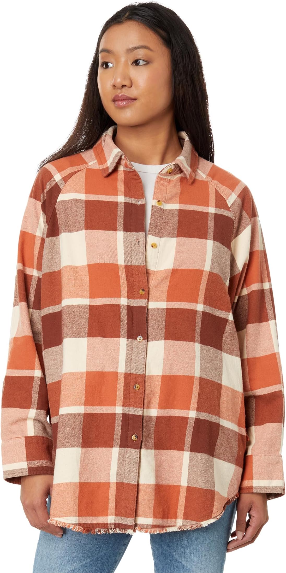 

Рубашка Rip Curl Pacific Dreams Cotton Long Sleeve Flannel, цвет Cinnamon