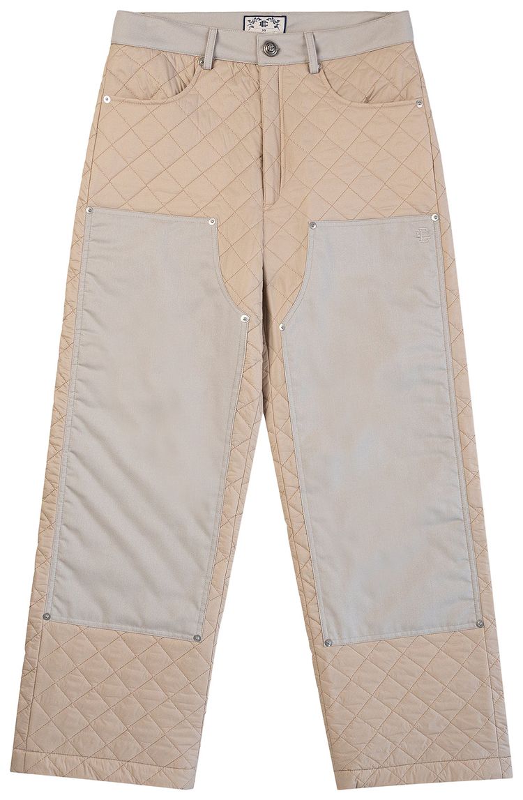 

Eric Emanuel EE Стеганые брюки «Тан», коричневый