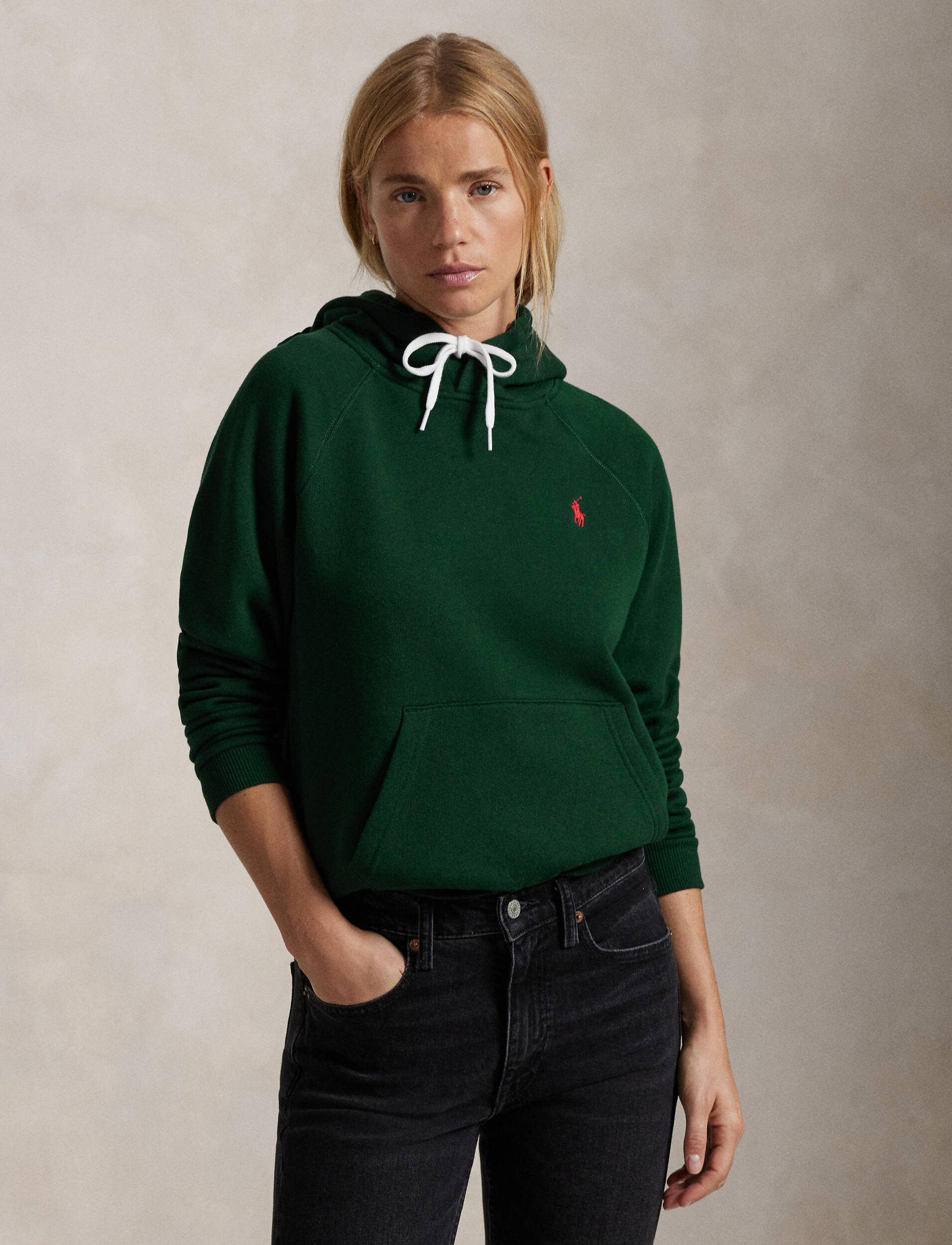 

Толстовка POLO RALPH LAUREN PRL SHRKNHD Regular Fit, зеленый