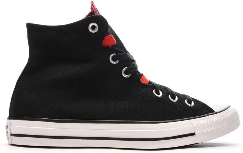Кроссовки Converse Chuck Taylor All Star, черно-красно-белые — фото 2