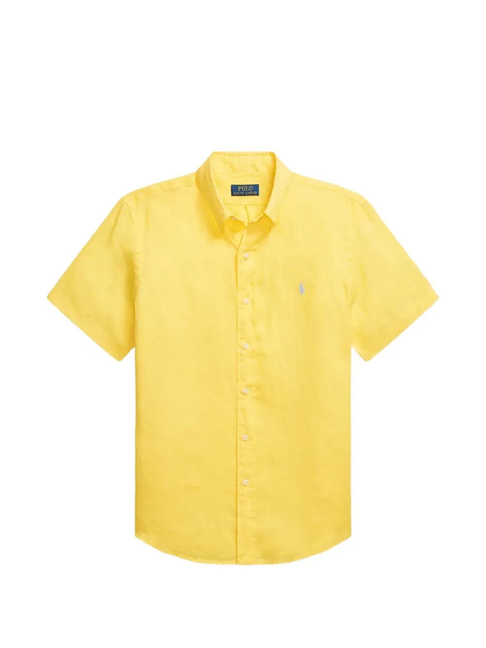 Рубашка с коротким рукавом на пуговицах Polo Ralph Lauren, желтый