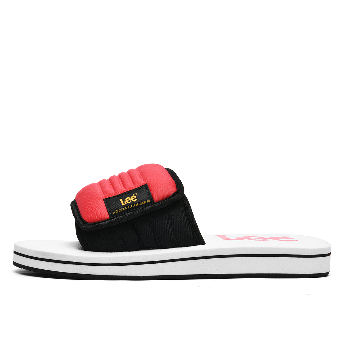 

Lee Скользостойкие износостойкие антибактериальные платформенные слайдеры для мужчин белые, цвет White