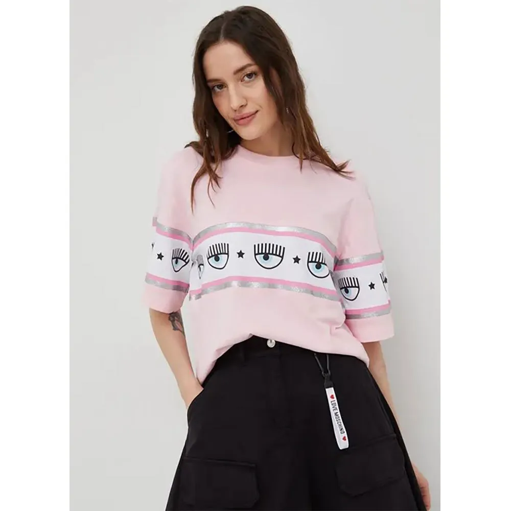 

Футболка с коротким рукавом Chiara Ferragni 75CBHF01, розовый