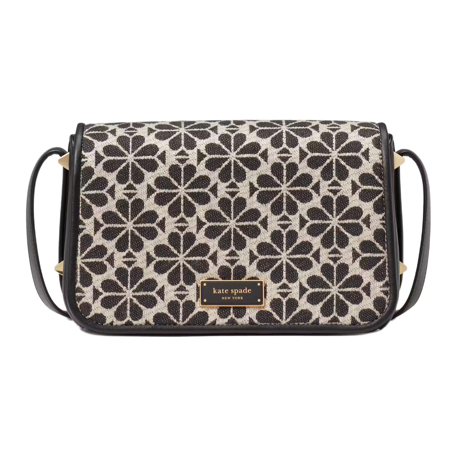 

Kate Spade Женская черная жаккардовая сумка кросс-боди