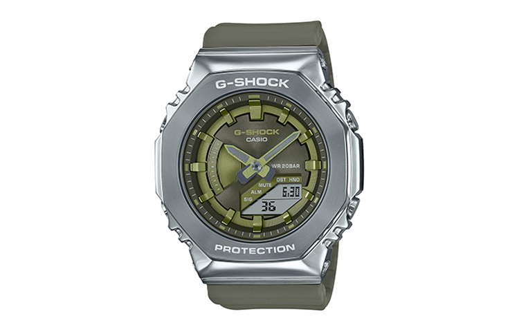 

CASIO Женские часы Full Metal Series Green GM-S2100-3APR