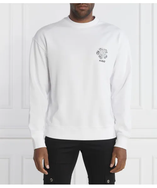 

Толстовка Dlumer Regular fit Hugo, белый