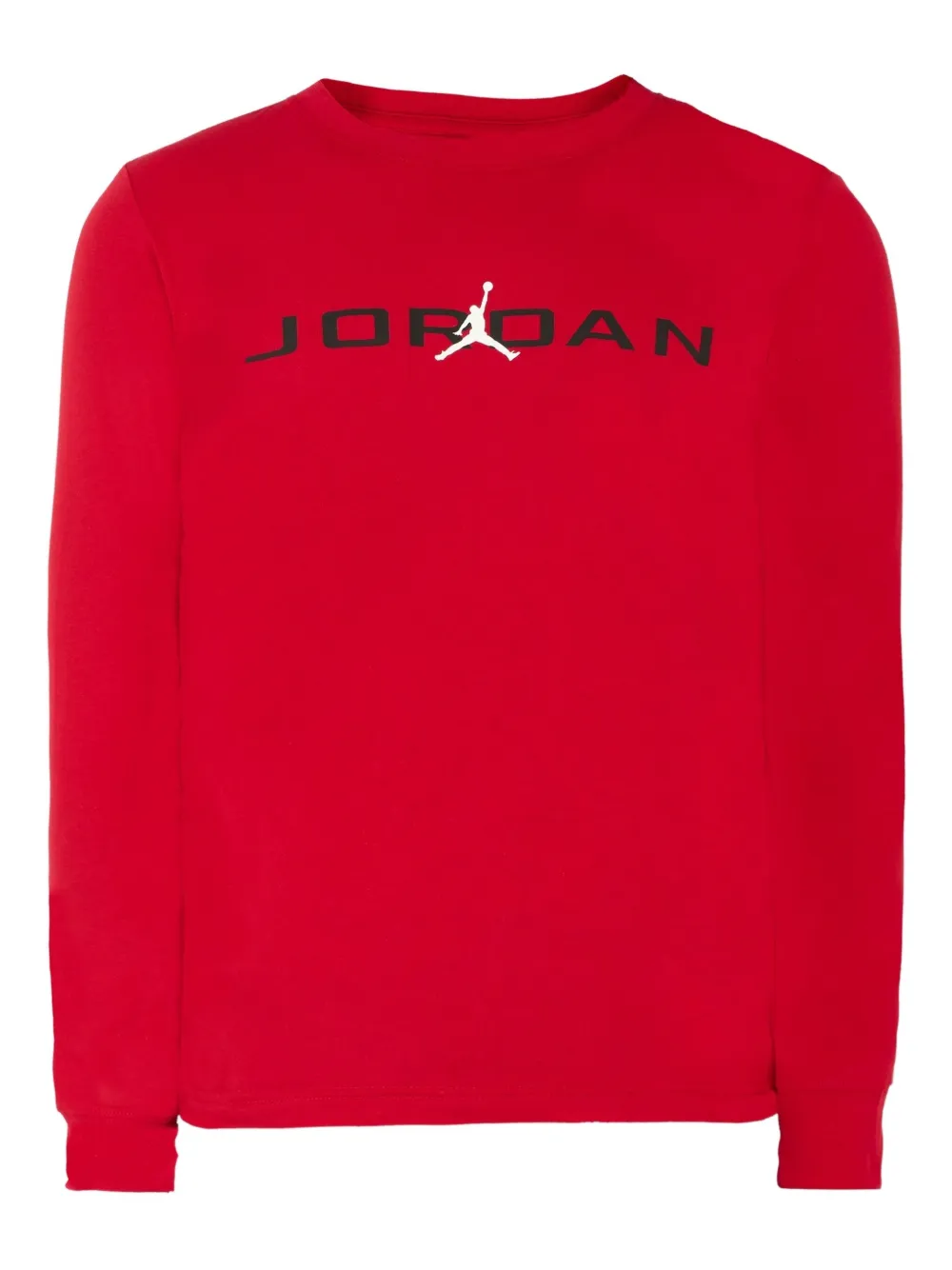 

Футболка с длинными рукавами и логотипом Jordan Kids, красный
