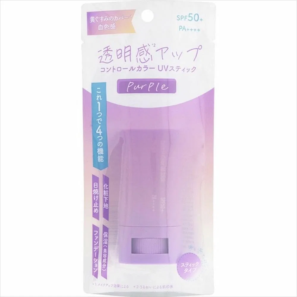 Солнцезащитный стик для лица Control Color UV Purple White Lily Scented SPF50+ PA+++ Восток Фармацевтика Toa Pharmaceutical
