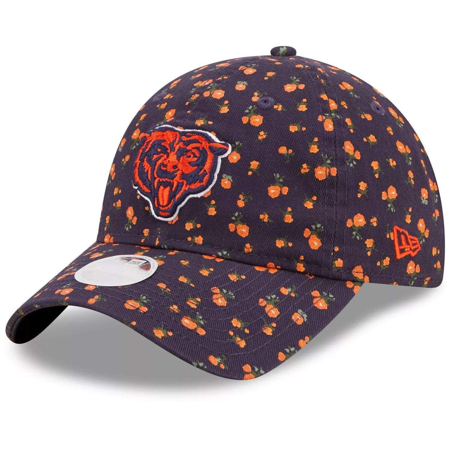 

Женская темно-синяя регулируемая шляпа New Era Chicago Bears с цветочным принтом 9TWENTY New Era