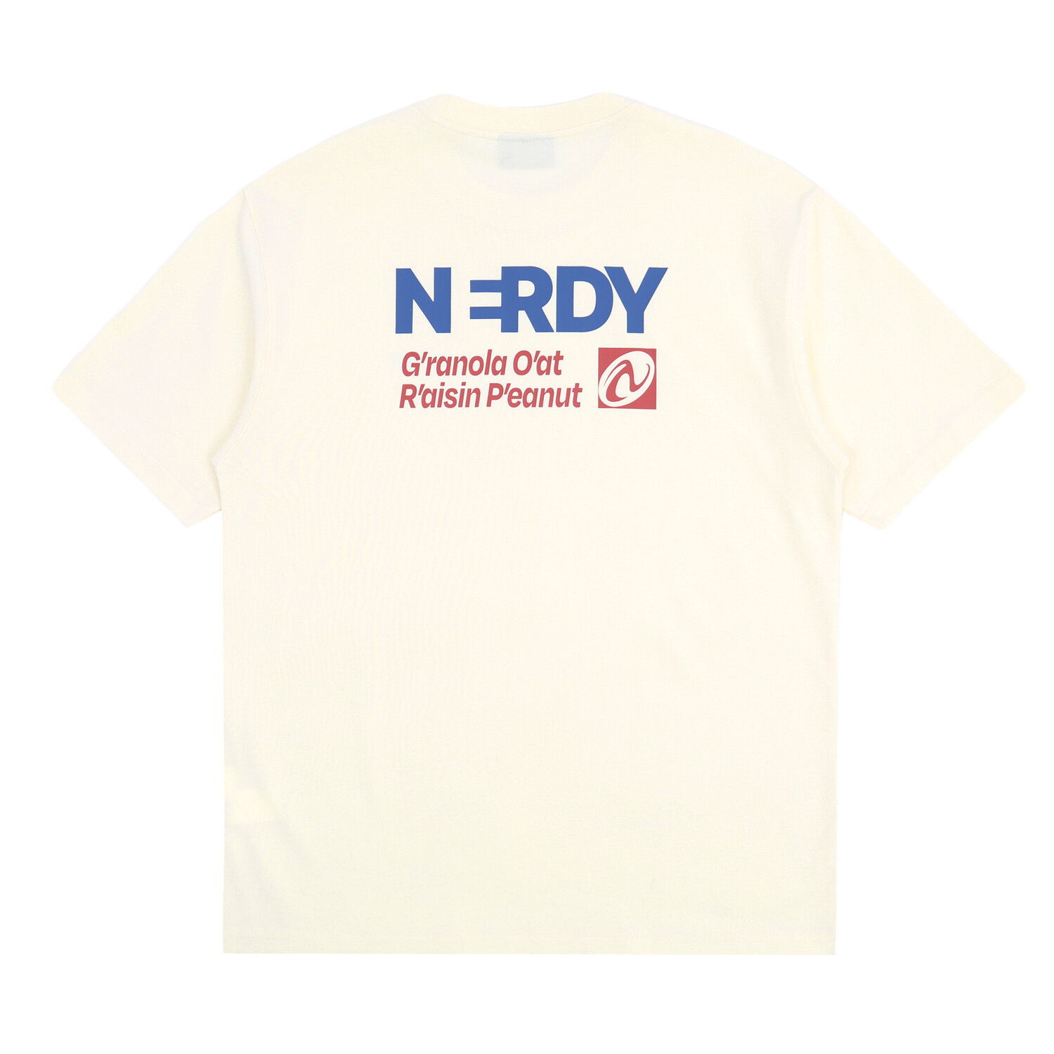 

Футболка унисекс кремовая Nerdy, кремовый