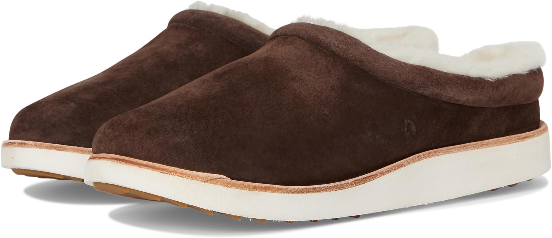 Тапочки OluKai Women's Mani, Dark Oak/Golden Sand