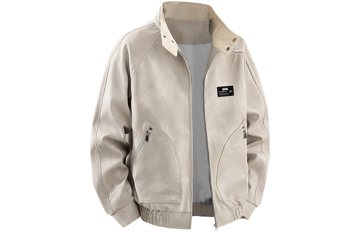 

Куртка Unisex Stand Collar Moderate ZIAREL, бежевый