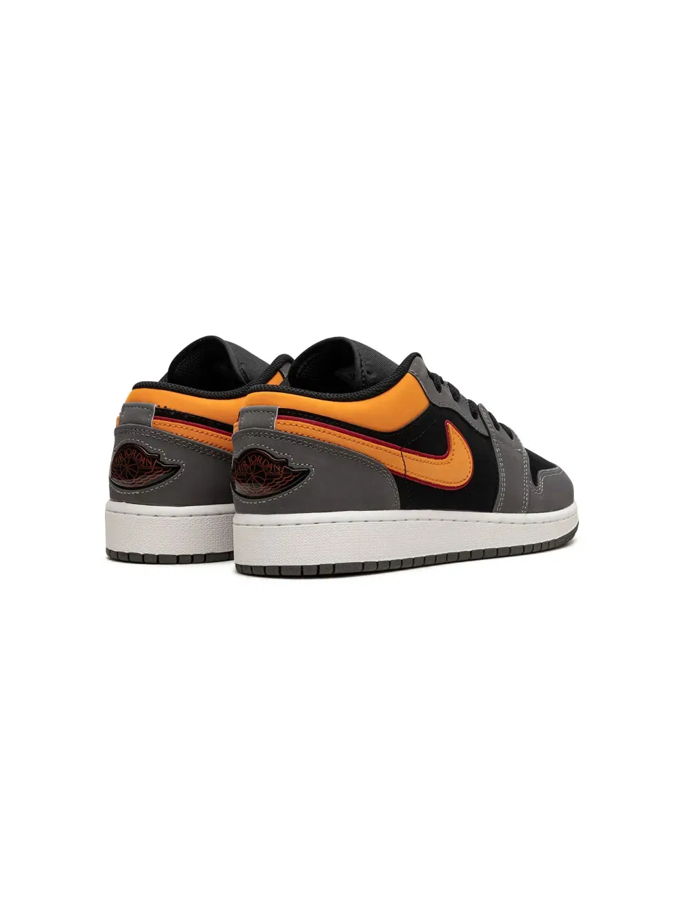 Кроссовки Air Jordan 1 Low SE "Vid Orange" Jordan Kids, черный — фото 3