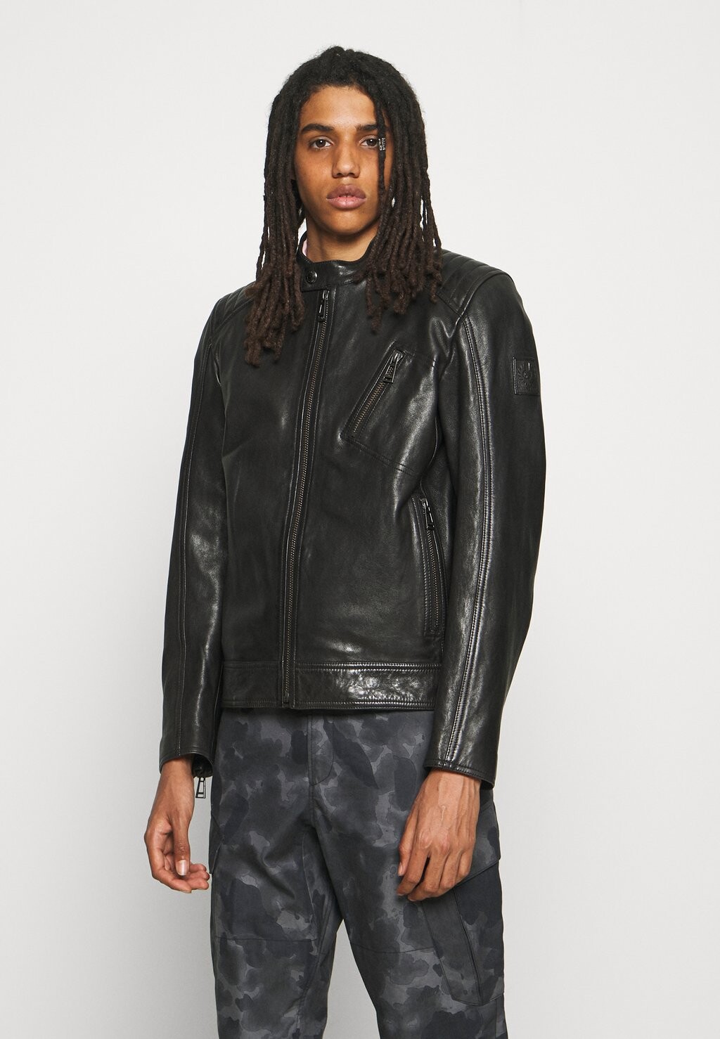 

Кожаная куртка RACER JACKET Belstaff, цвет black