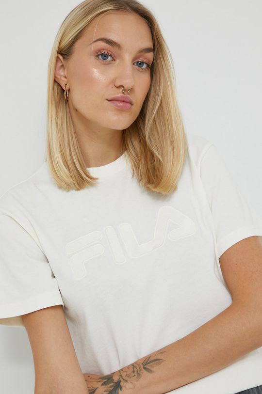 

Футболка из хлопка Fila, бежевый