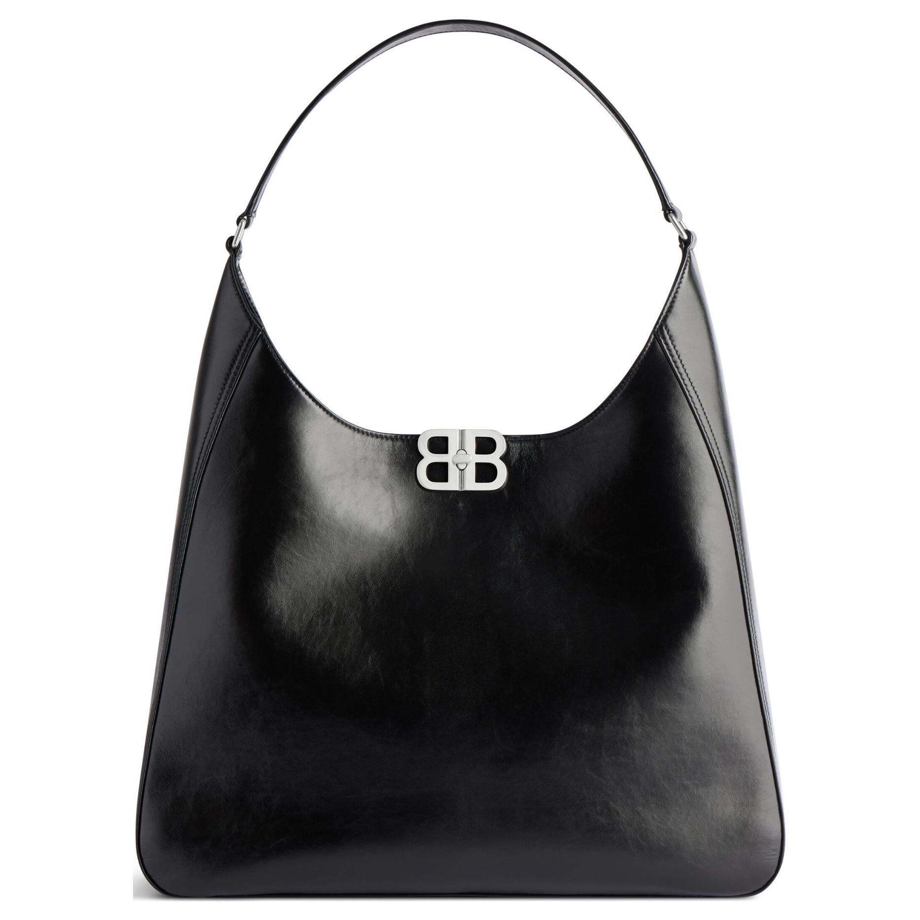 

BB SOFT Кожаная сумка из коровьей кожи, Средняя женская сумка через плечо Чёрный Balenciaga