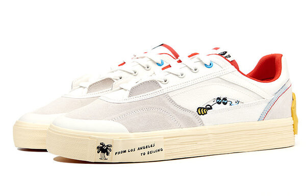 Кроссовки steven harrington x ollie skate shoes Li-Ning, белый — фото 3