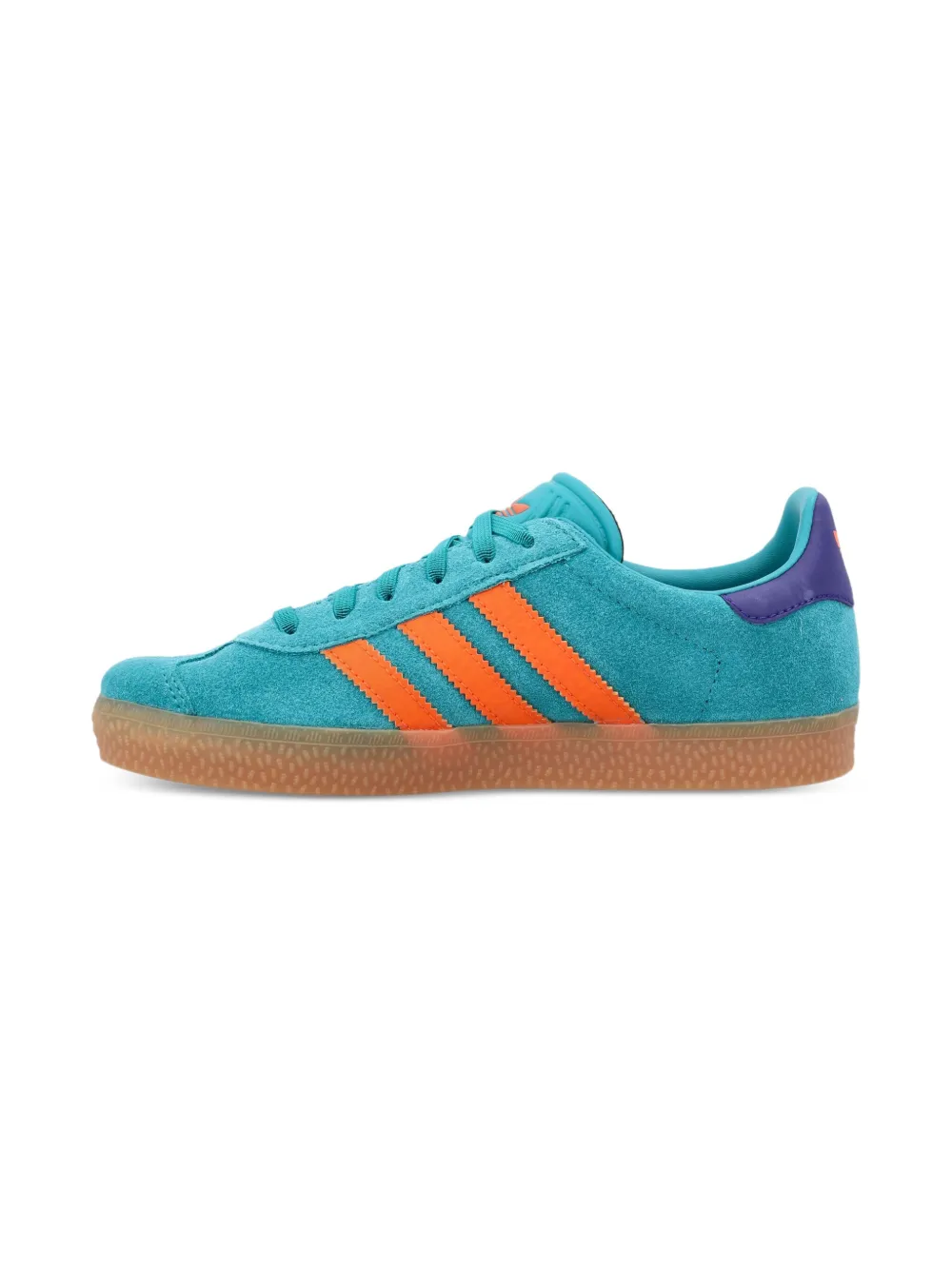 Кроссовки Gazelle с полосками Adidas Kids, синий — фото 4