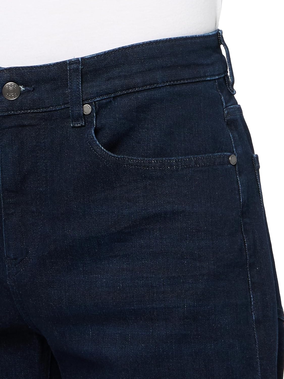 BOSS Женские джинсы H-re.Maine с зауженным низом и эластичным хлопком, Deep Navy Blue — фото 3
