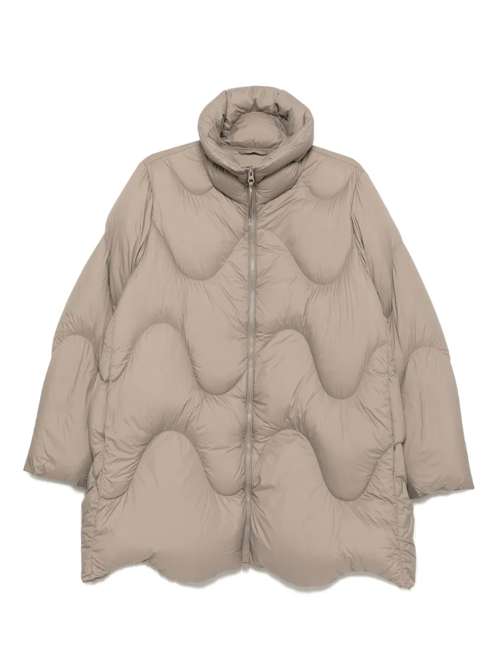 

Пуховик А-силуэта JNBY, нейтральный