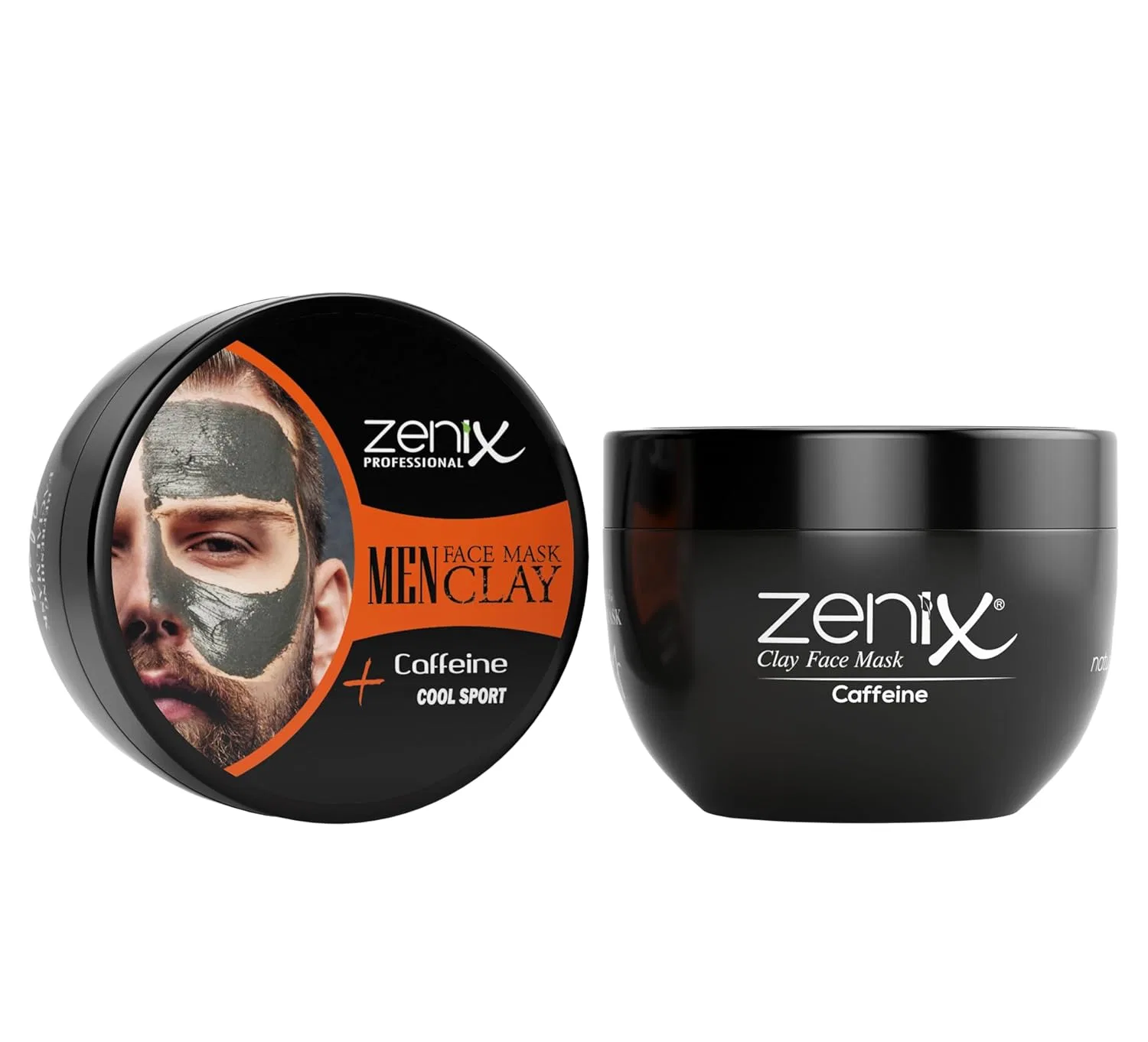 Маска для лица Zenix — Мужская с глиной и кофеином от, 350 г
