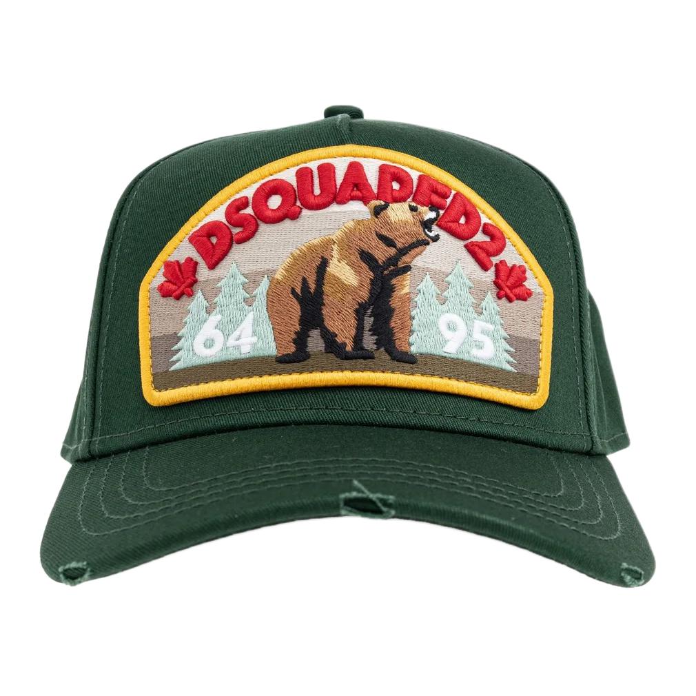 

DSQUARED 2 Бейсболка с нашивкой логотипа, Green