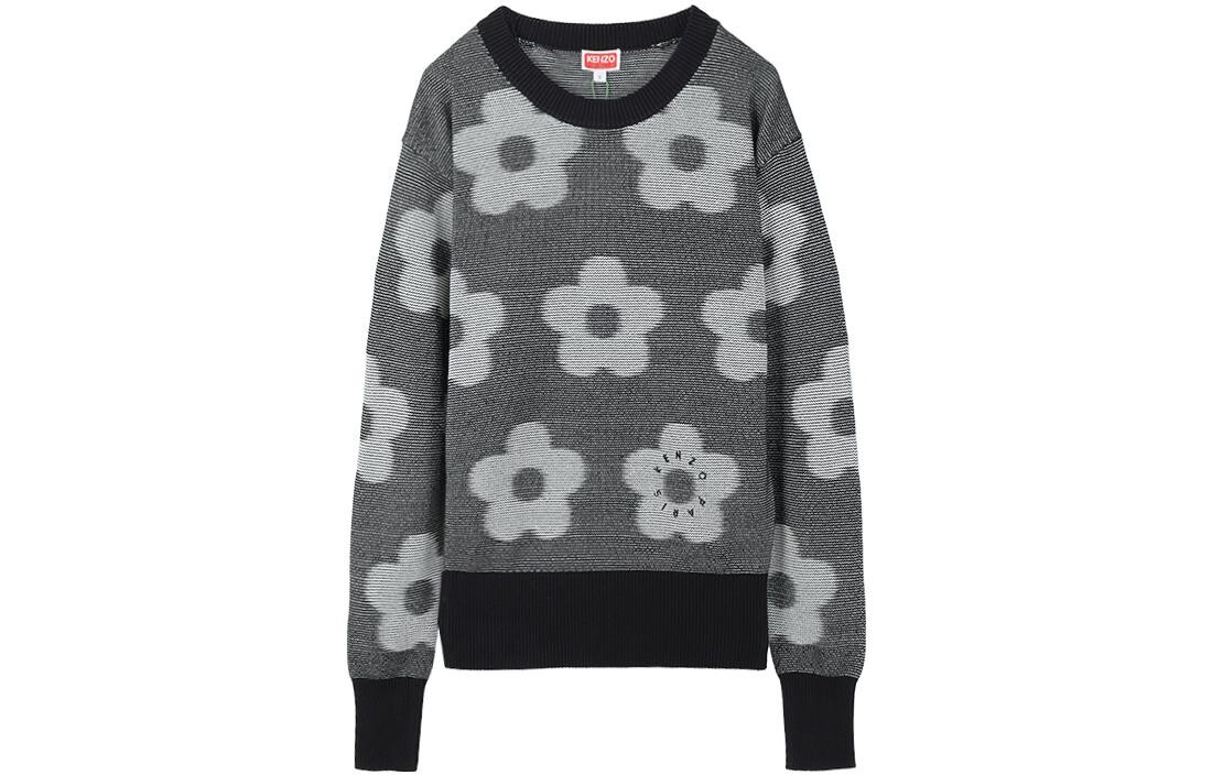 

Свитер женский Kenzo Flower Spot-jacquard, черный